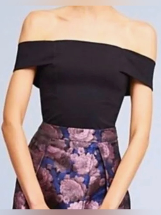 Deletta Tops - Anthropologie Deletta Black Off-the-Shoulder Top Size M